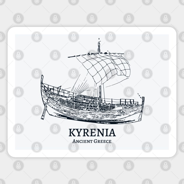 Kyrenia Ancient Greek Ship Magnet by Lakeric